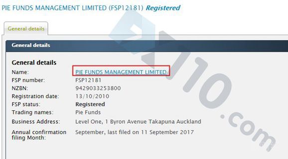 上证指数Pie Funds是套牌新西兰监管的黑平台！5月以来很多人被骗